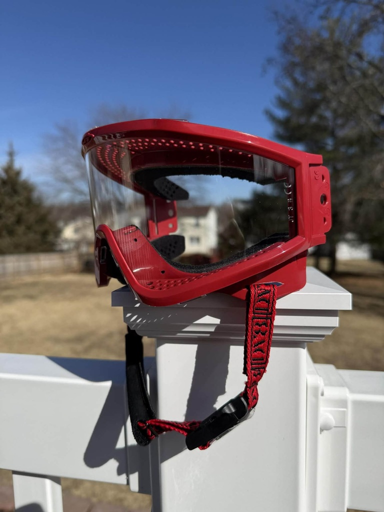 JT Spectra Proflex Parts Blood Red Thin Frame (NO LENS)