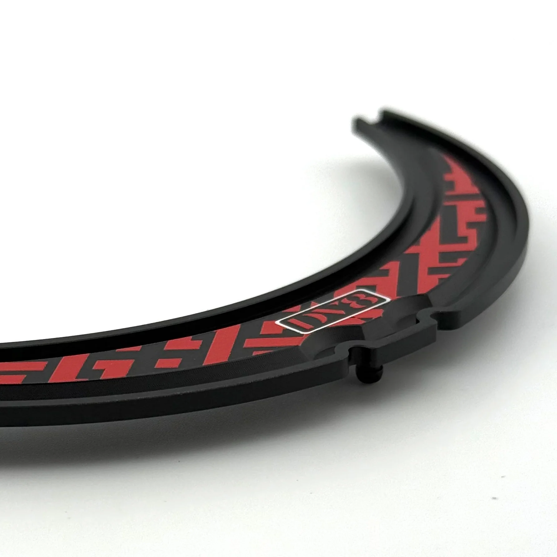 DV8 Graphic LIDs Red Black Square Knot