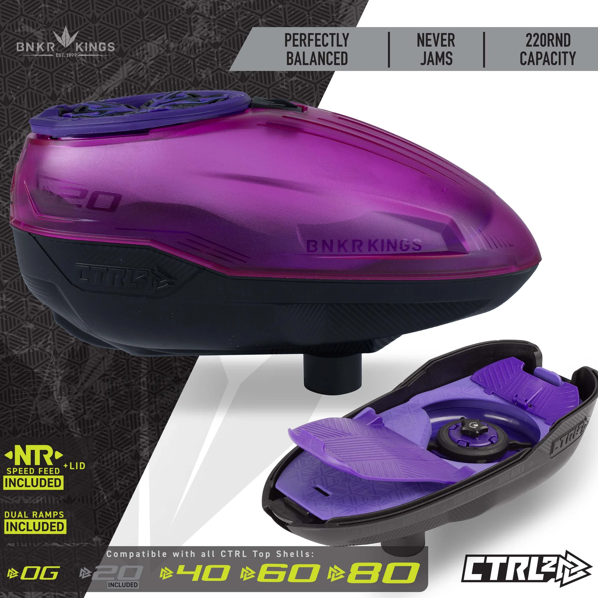 Bunkerkings CTRL2 Loader - Crystal Ungu Hitam